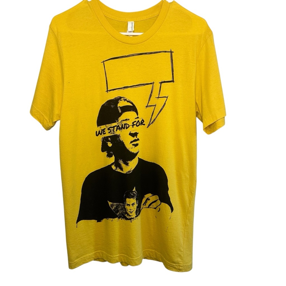 Dutch Bros XXL Yellow + Black VINTAGE “We Stand For” Boersma RARE CLASSIC